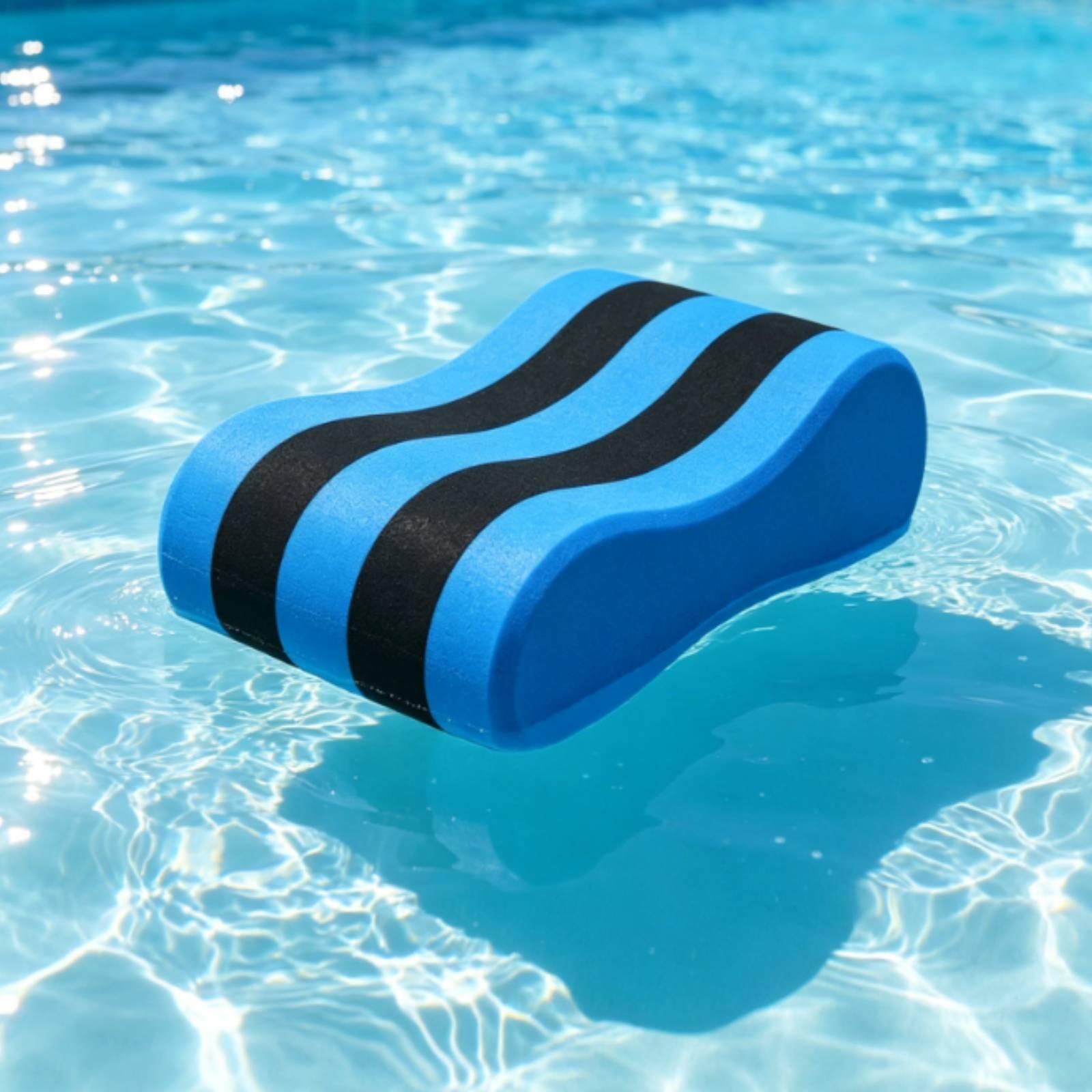 Pull Buoy Swimming - 水泳用プルフロート 中央開口部付き浮力プルブイ 水泳選手、初心者向けの輪郭のあるキックボード