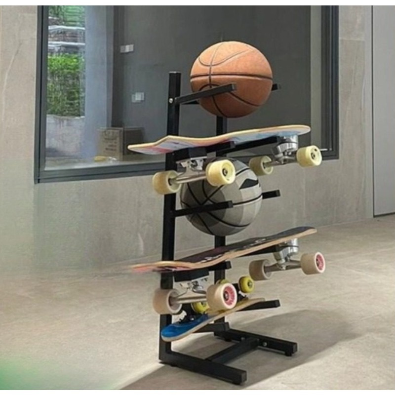 スケートボード用具ラック 統合設計 バスケットボール、サッカ - Sports Equipment Basketball のレビューと価格