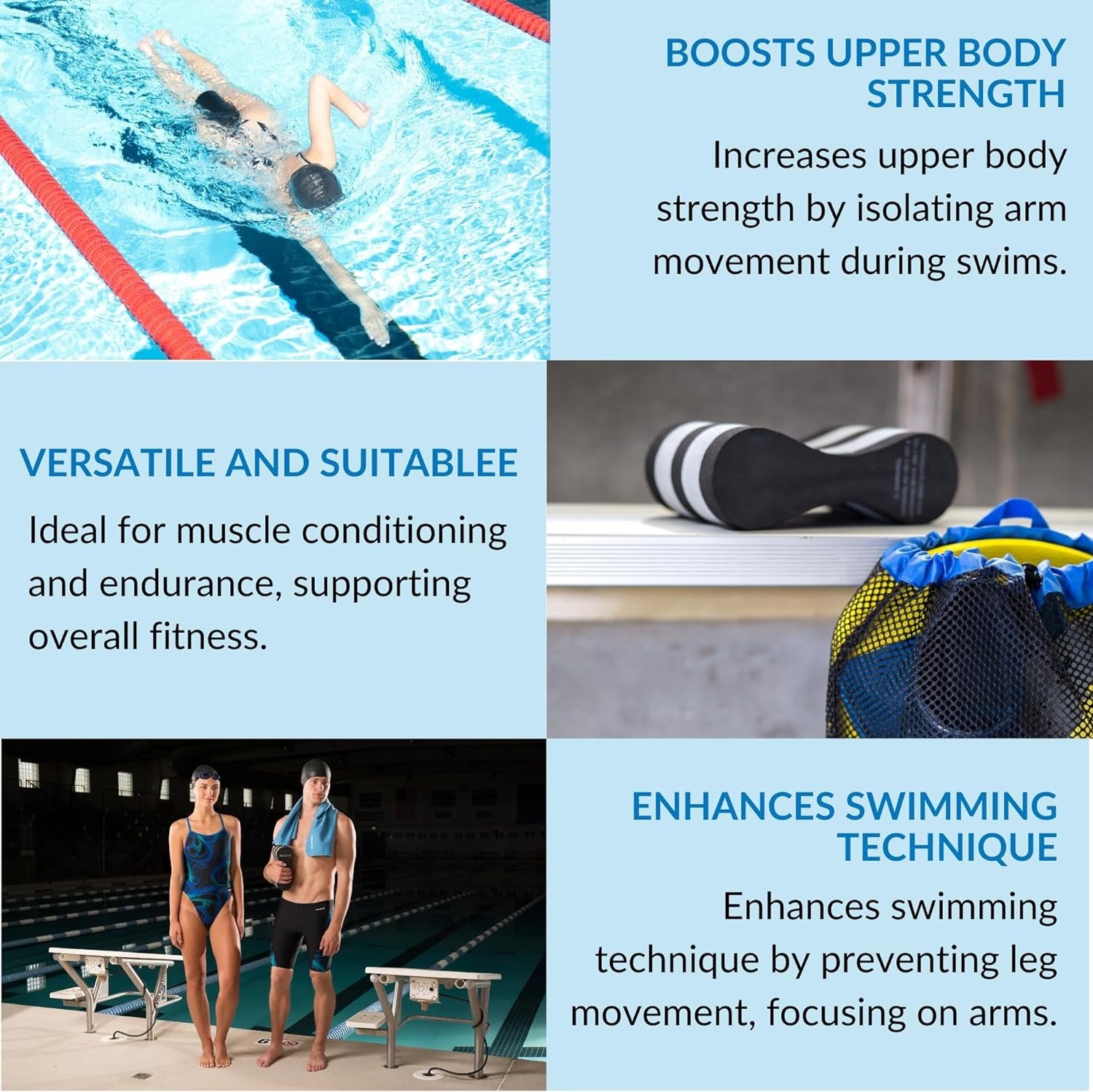 Evaプルブイフロートボディ、ラーニングスイムトレーニングツ - Pull Buoy Swimming のレビューと価格
