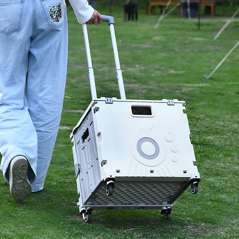 ポータブルショッピングカート、折りたたみ式キャンパー、多機能 - Sports Equipment Cart On Wheels のレビューと価格