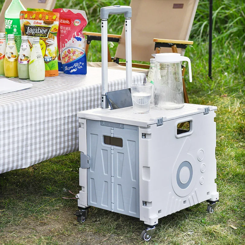 ポータブルショッピングカート、折りたたみ式キャンパー、多機能 - Sports Equipment Cart On Wheels のレビューと価格
