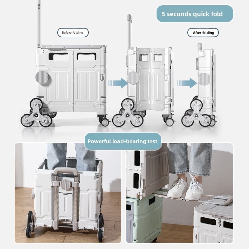 折りたたみ式ショッピングカートスーパーマーケット家庭用階段昇 - Sports Equipment Cart On Wheels のレビューと価格
